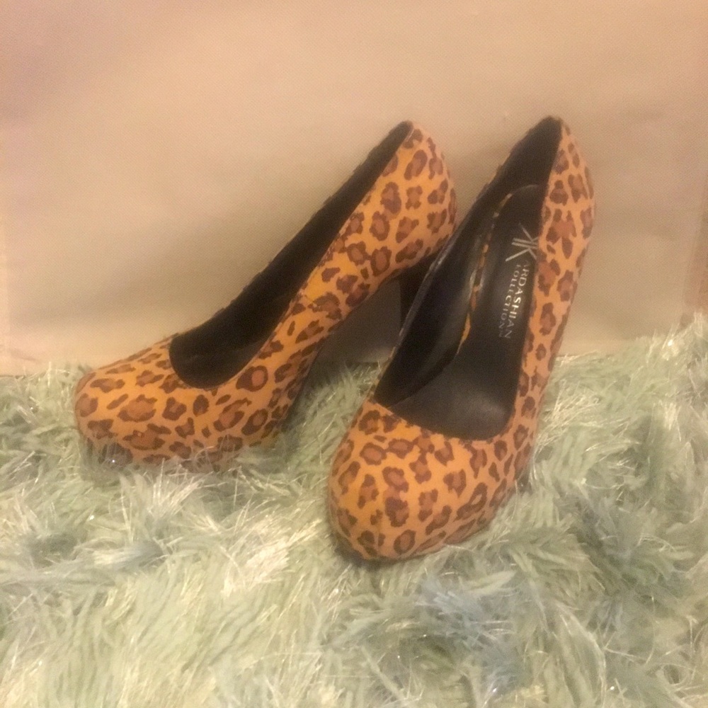 Kardashian Leopard Print Pumps
